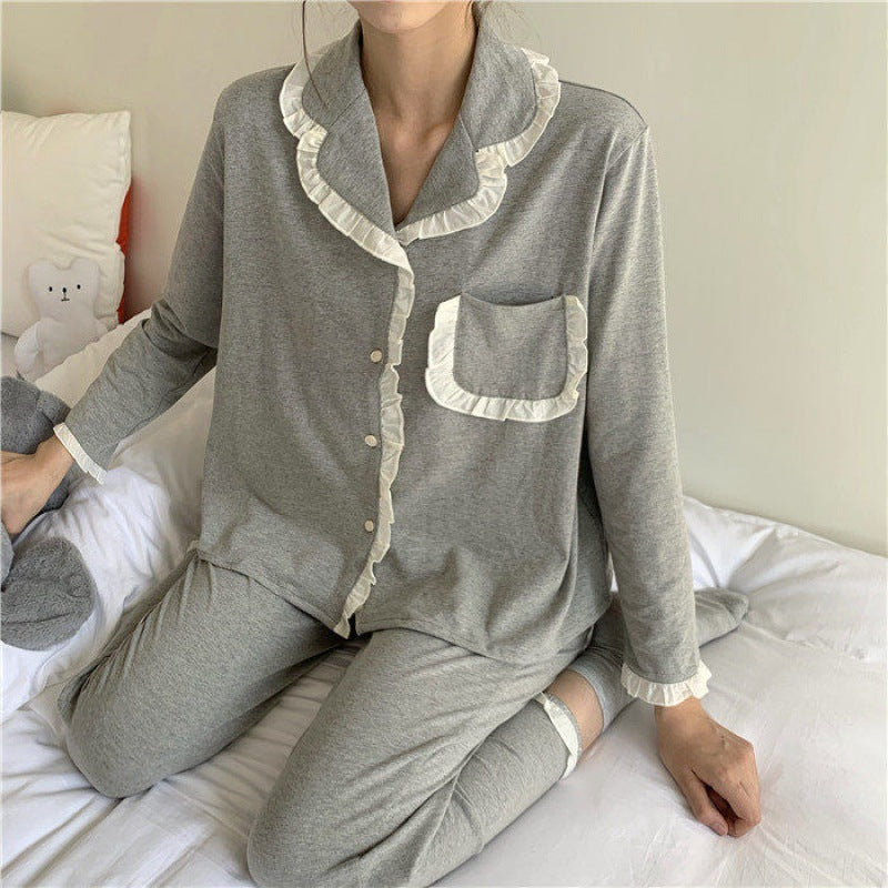 Women's Fashion Simple Home Clothes Suit