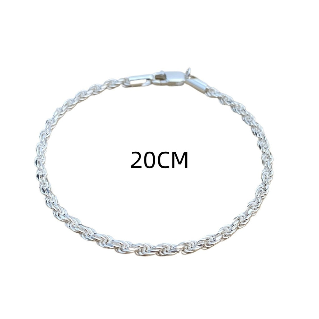 Male And Female Personality Simple Twist Bracelet